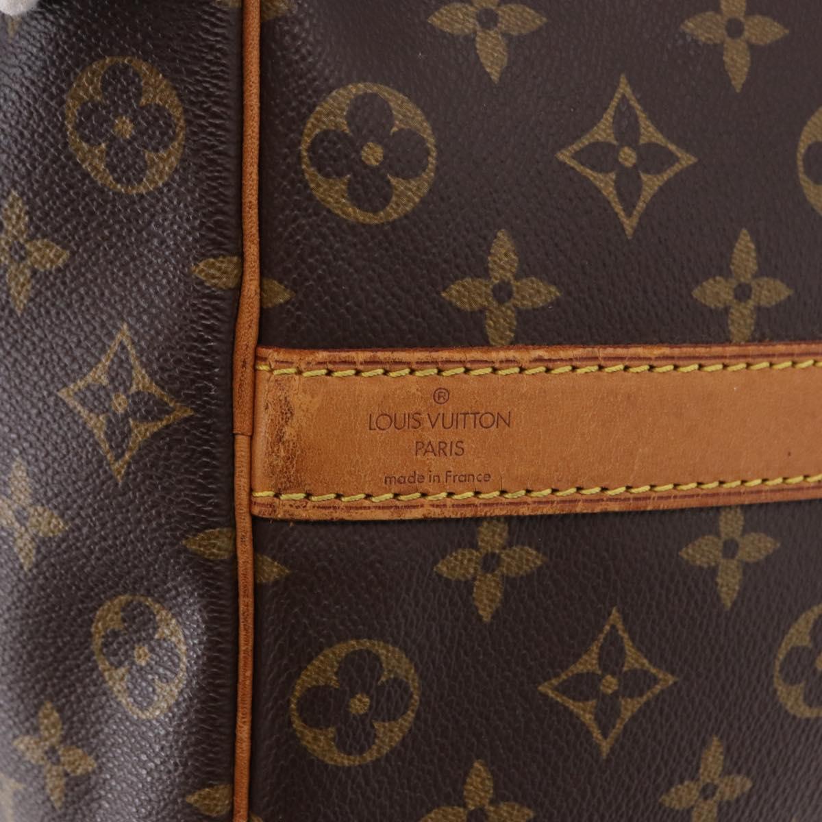 LOUIS VUITTON Monogram Keepall Bandouliere 50 Boston Bag M41416 LV Auth ka5300