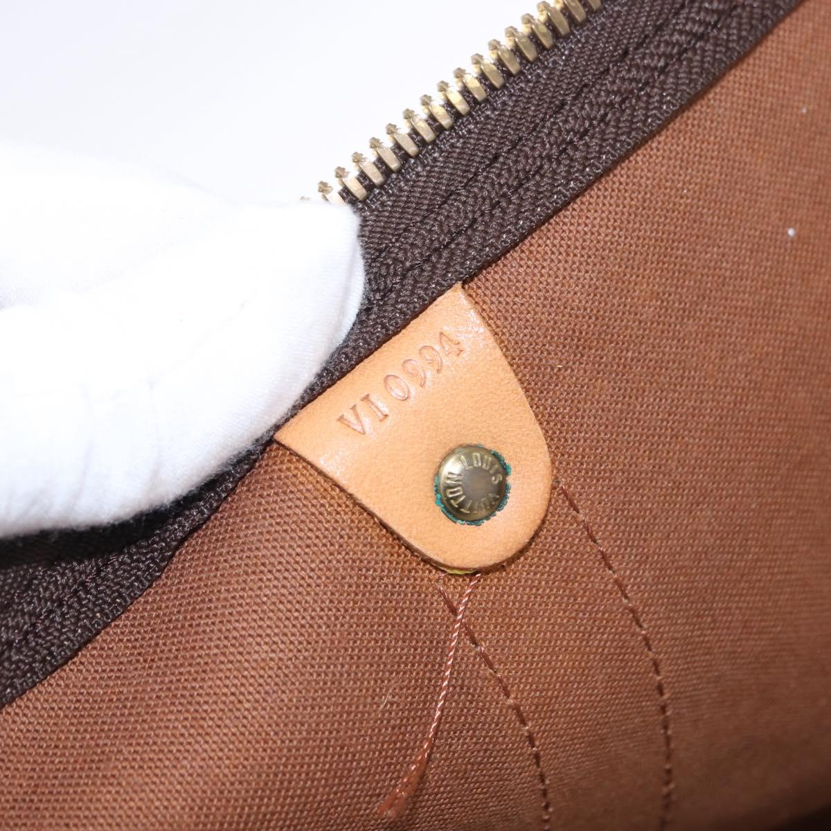 LOUIS VUITTON Monogram Keepall Bandouliere 50 Boston Bag M41416 LV Auth ka5300