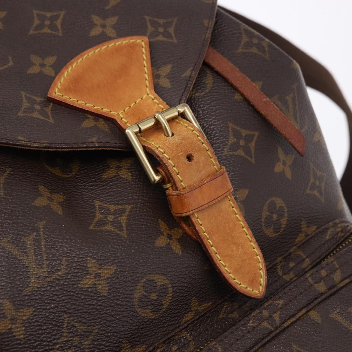 LOUIS VUITTON Monogram Montsouris GM Backpack M51135 LV Auth ka5301