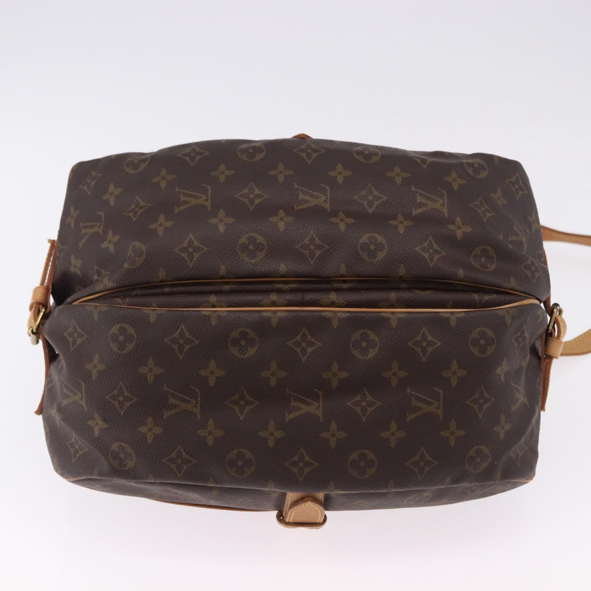 LOUIS VUITTON Monogram Saumur 35 Shoulder Bag M42254 LV Auth ka5302