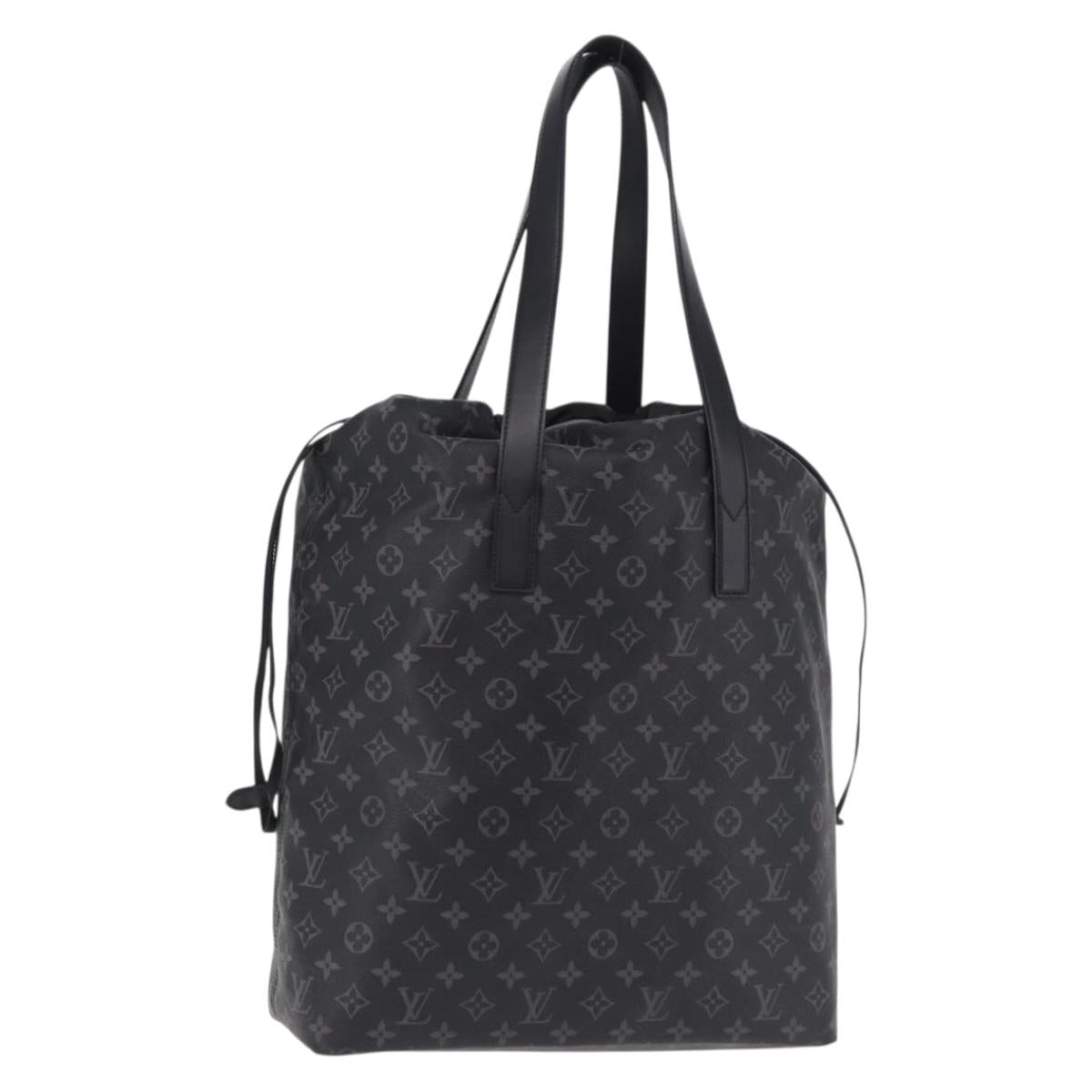 LOUIS VUITTON Monogram Eclipse Cabas light Tote Bag M44228 LV Auth ka5303V