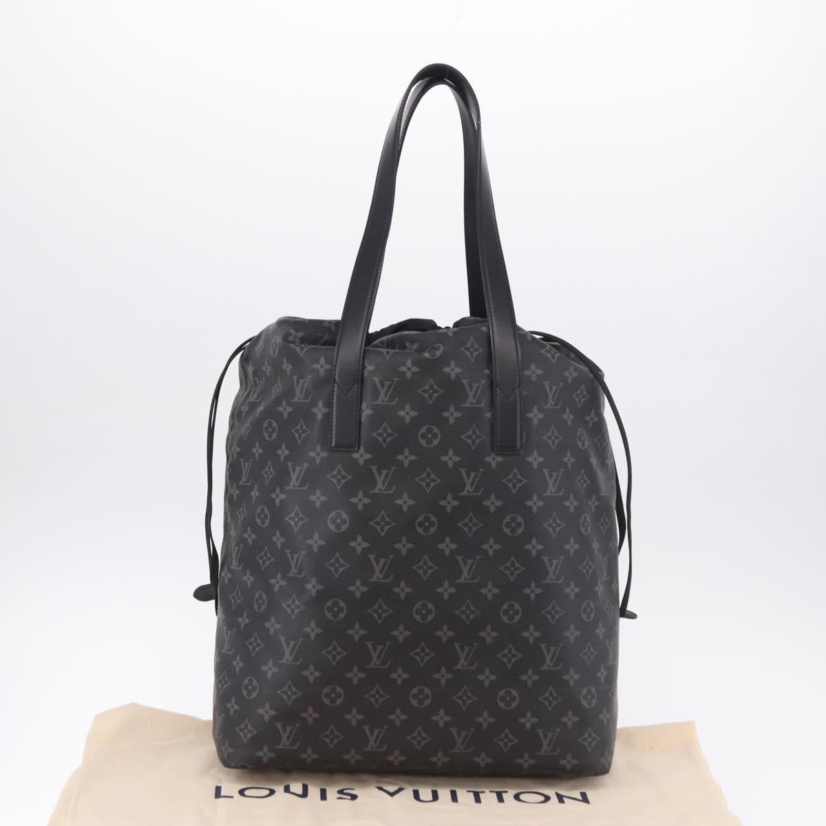 LOUIS VUITTON Monogram Eclipse Cabas light Tote Bag M44228 LV Auth ka5303V