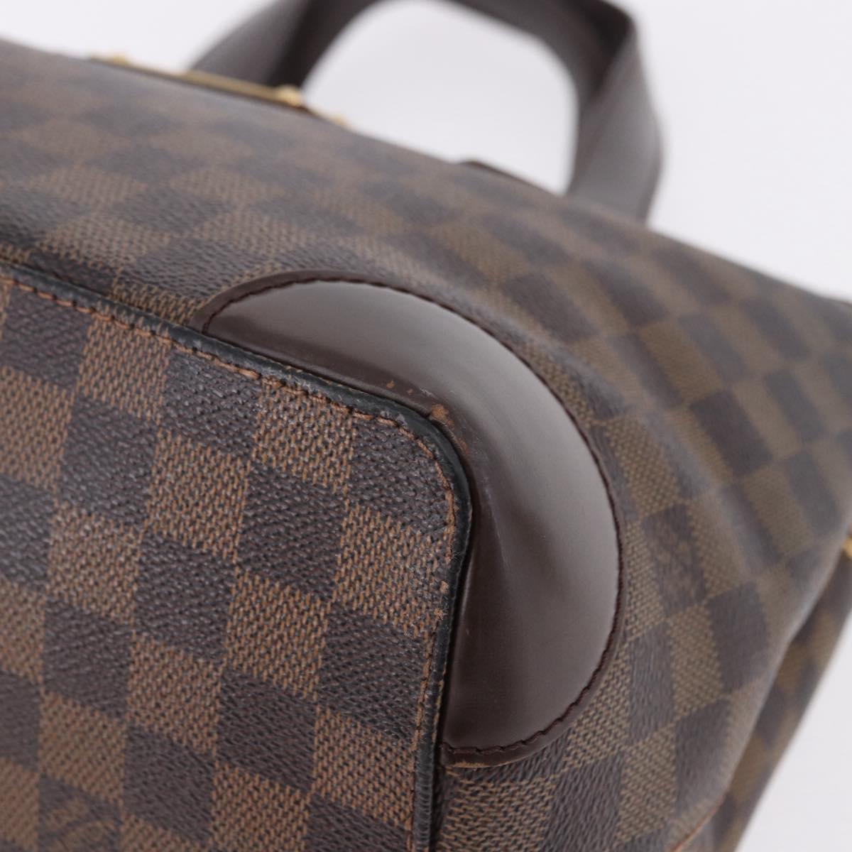 LOUIS VUITTON Damier Ebene Hampstead PM Tote Bag N51205 LV Auth ka5307
