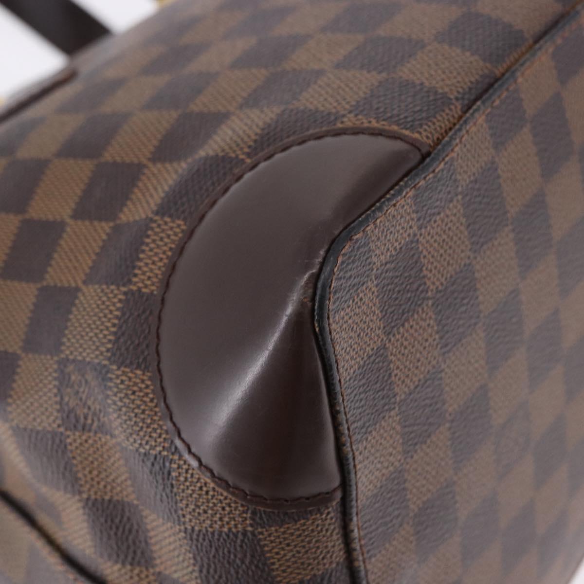 LOUIS VUITTON Damier Ebene Hampstead PM Tote Bag N51205 LV Auth ka5307