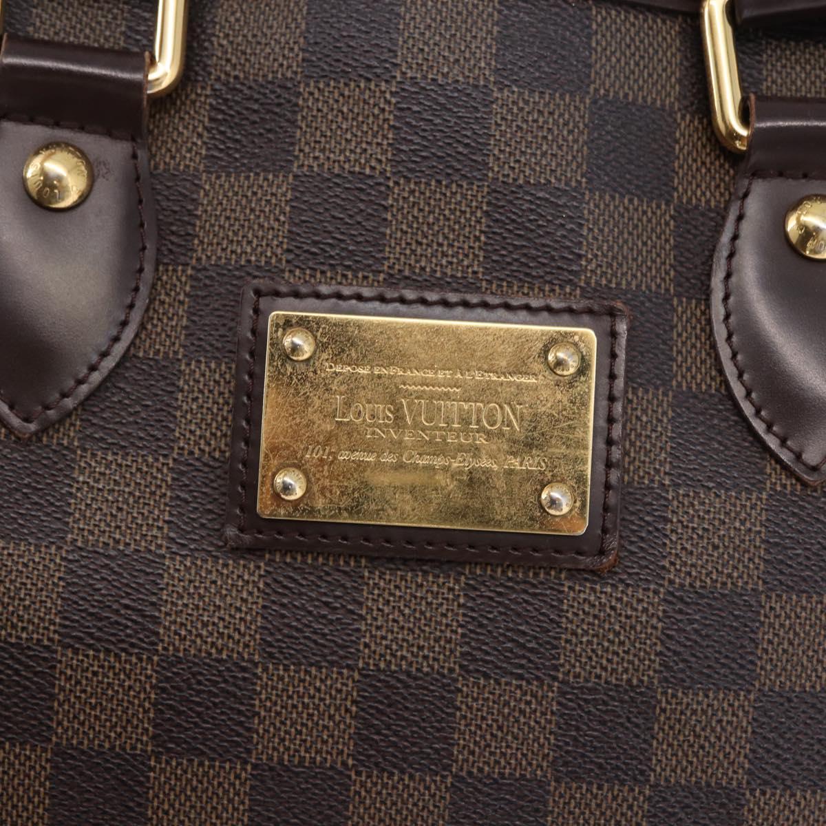 LOUIS VUITTON Damier Ebene Hampstead PM Tote Bag N51205 LV Auth ka5307