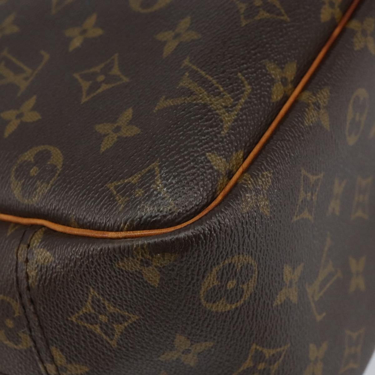LOUIS VUITTON Monogram Deauville Hand Bag M47270 LV Auth ka531