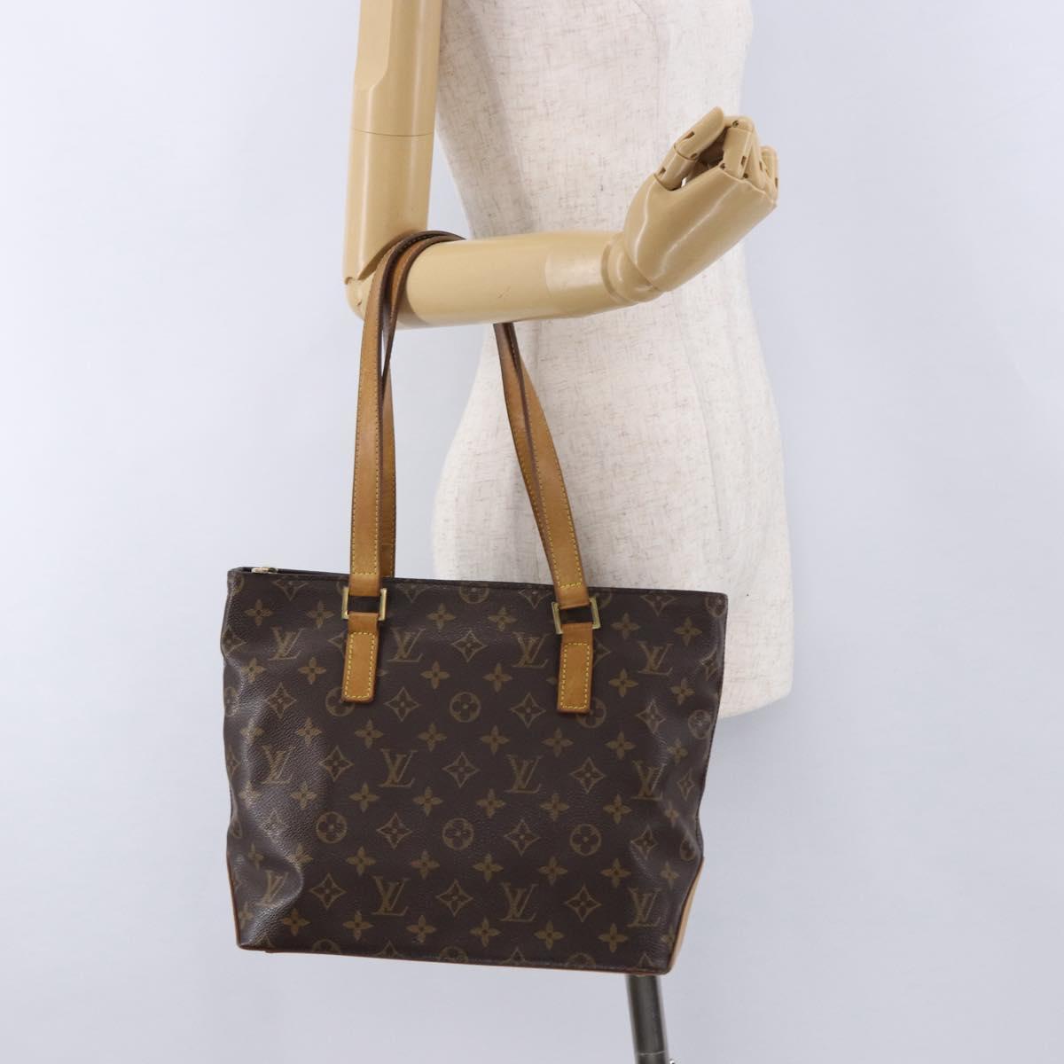 LOUIS VUITTON Monogram Cabas Mezzo Tote Bag M51151 LV Auth ka5310A