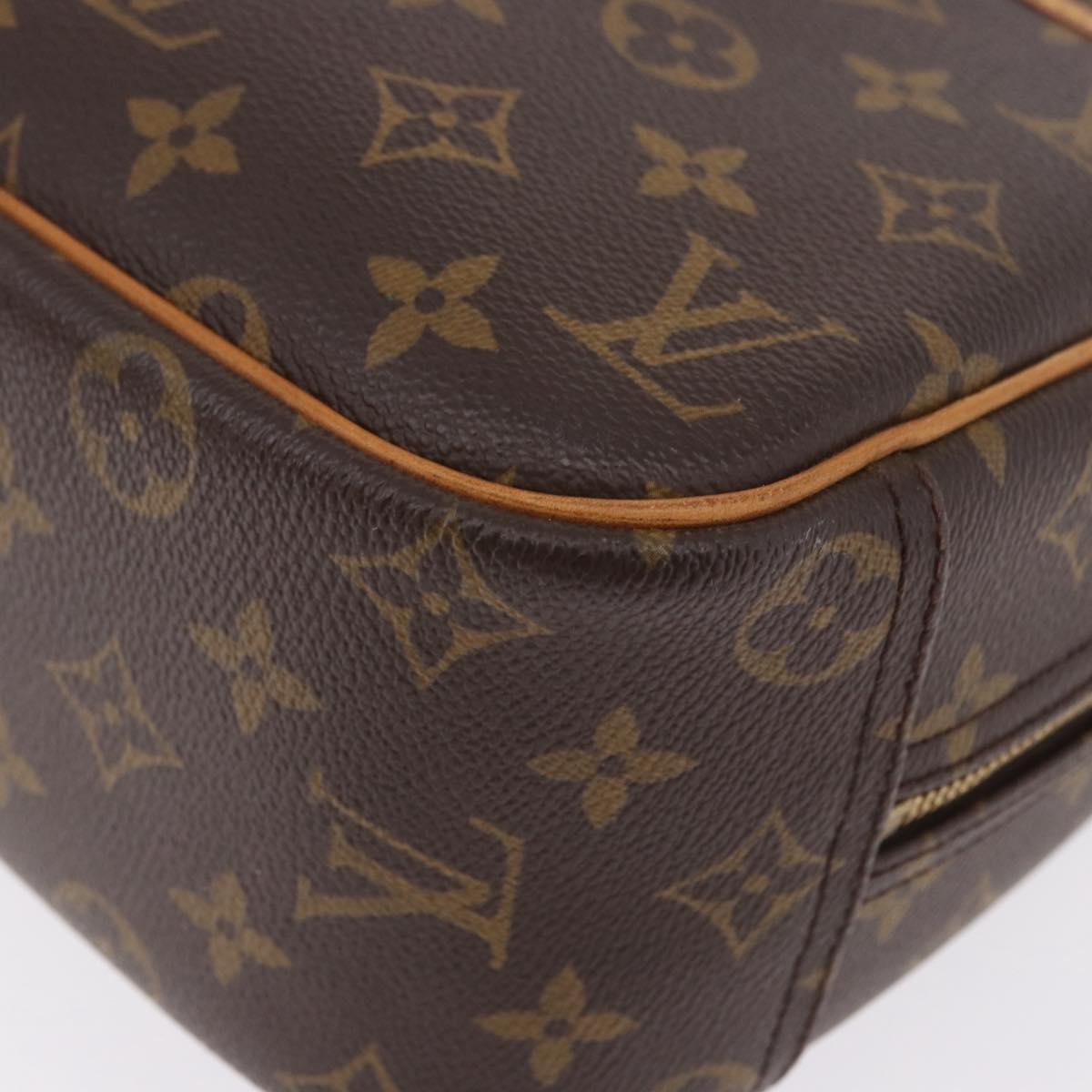 LOUIS VUITTON Monogram Trouville Hand Bag M42228 LV Auth ka5311