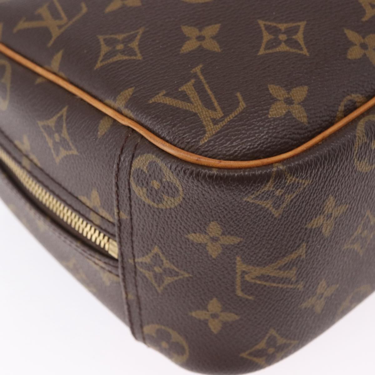 LOUIS VUITTON Monogram Trouville Hand Bag M42228 LV Auth ka5311