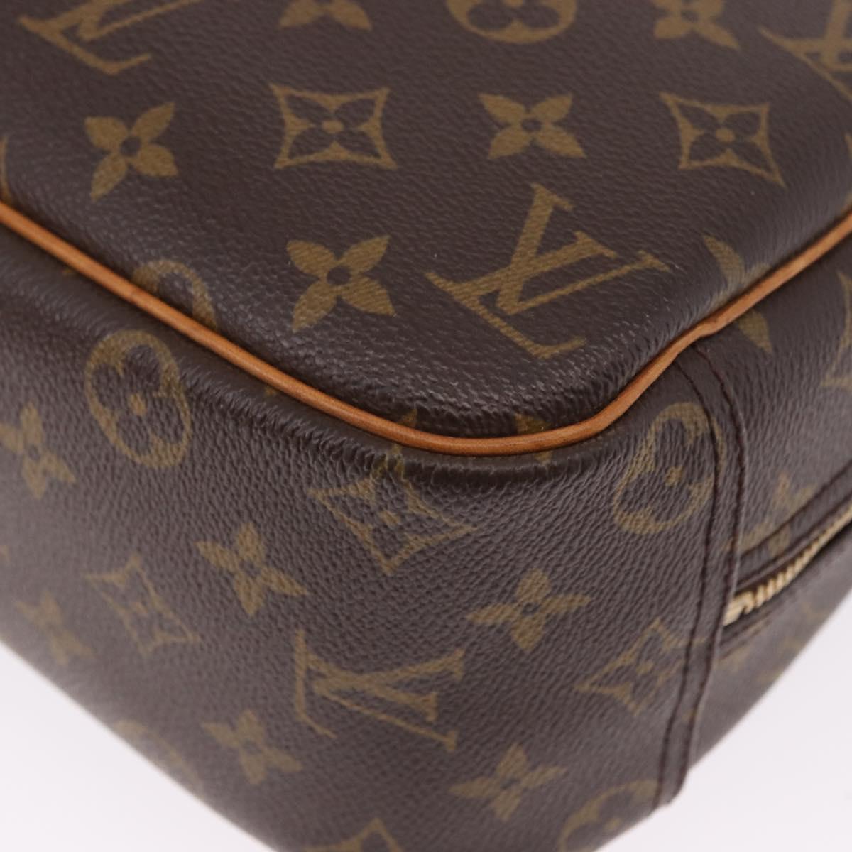 LOUIS VUITTON Monogram Trouville Hand Bag M42228 LV Auth ka5311
