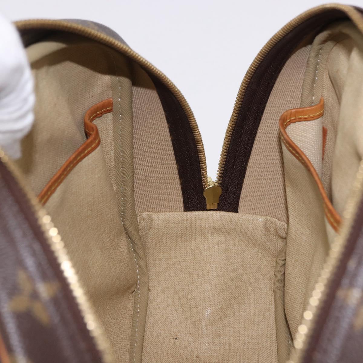 LOUIS VUITTON Monogram Trouville Hand Bag M42228 LV Auth ka5311