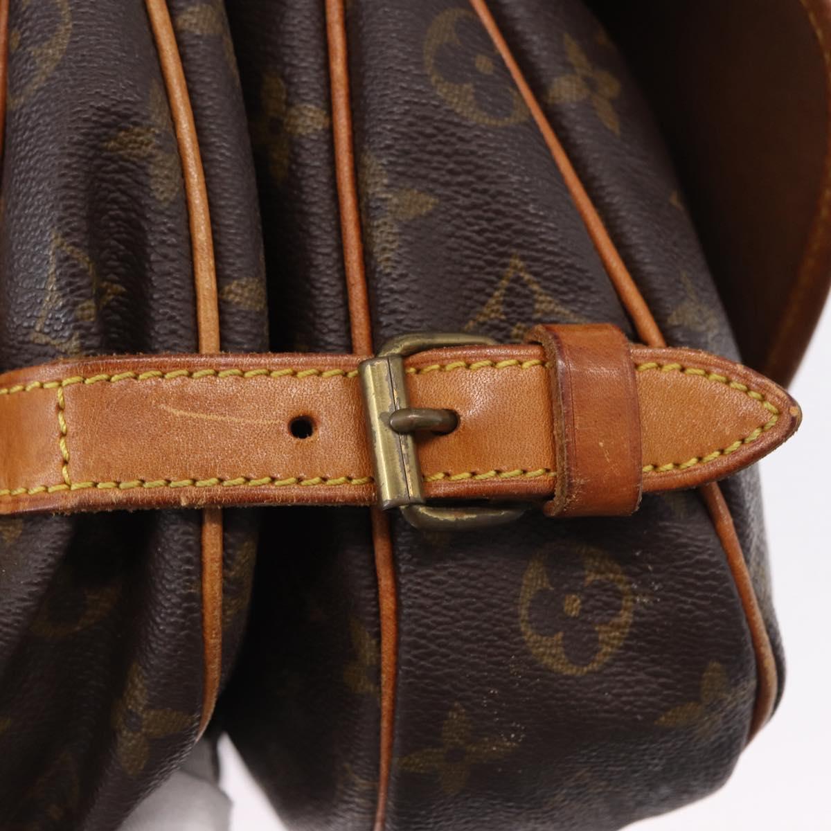 LOUIS VUITTON Monogram Saumur 30 Shoulder Bag M42256 LV Auth ka5313
