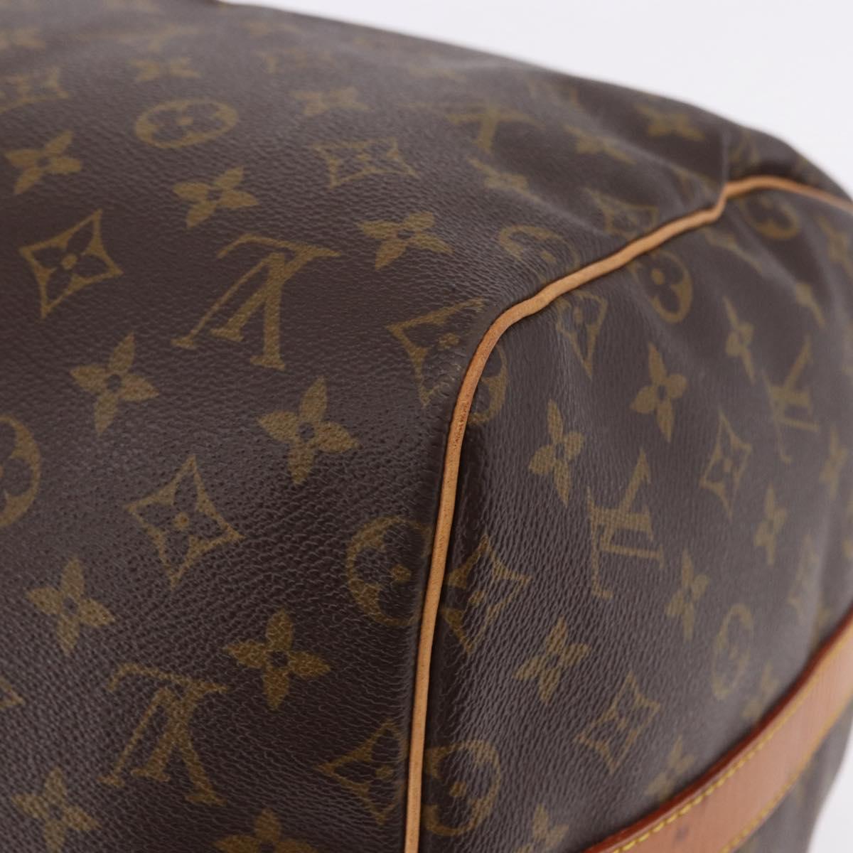 LOUIS VUITTON Monogram Keepall Bandouliere55 Boston Bag M41414 LV Auth ka5319