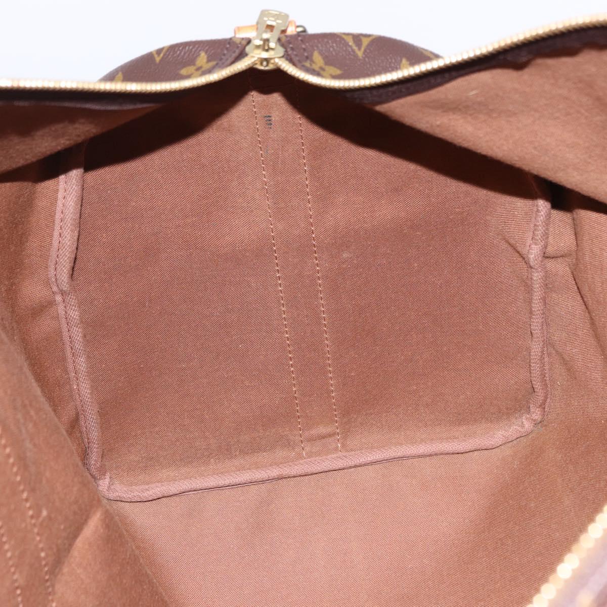 LOUIS VUITTON Monogram Keepall Bandouliere55 Boston Bag M41414 LV Auth ka5319