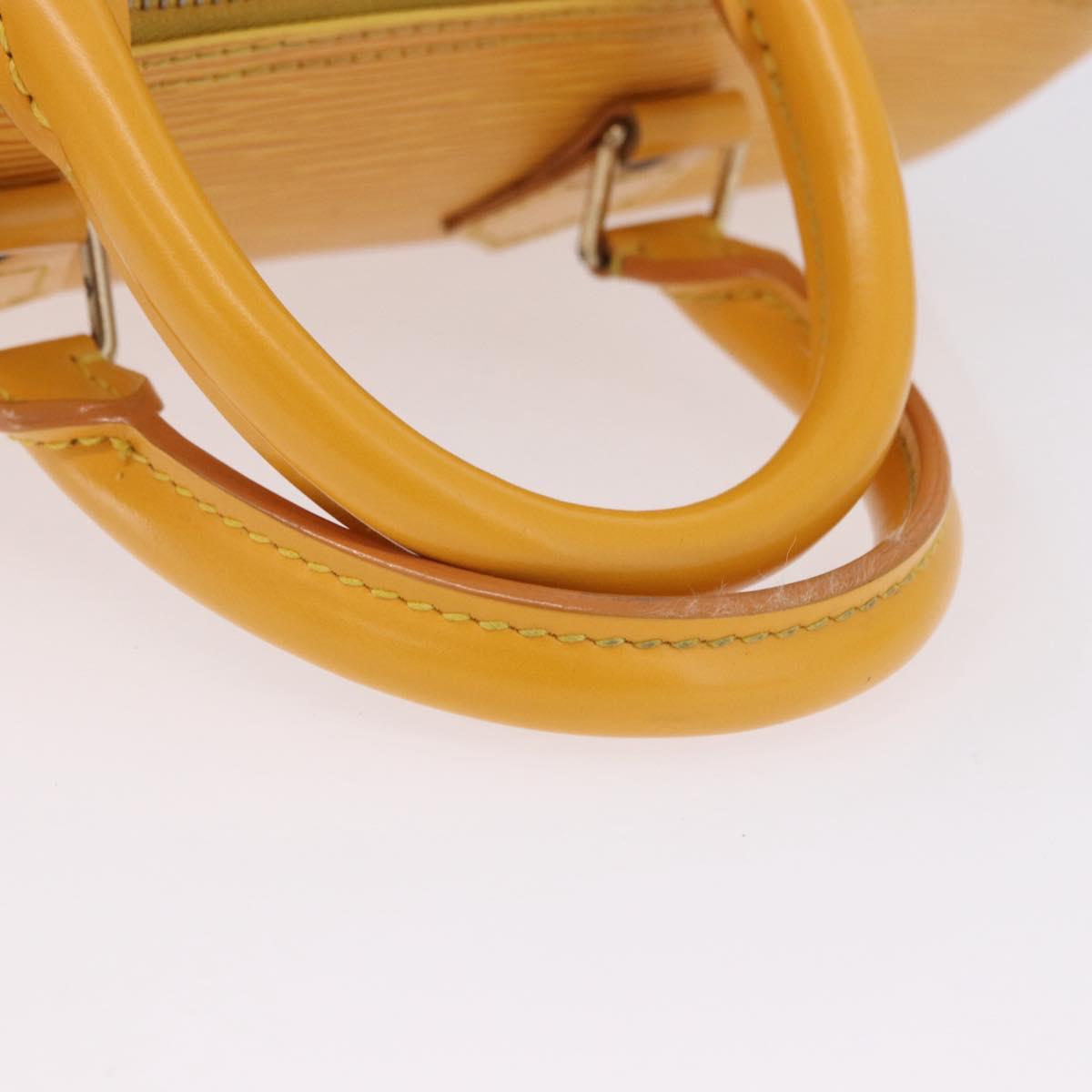 LOUIS VUITTON Epi Speedy 25 Hand Bag Tassili Yellow M43019 LV Auth ka5321A
