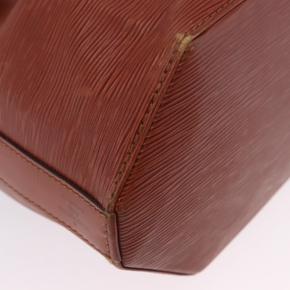 LOUIS VUITTON Epi Sac Depaule GM Shoulder Bag Brown M80193 LV Auth ka5322