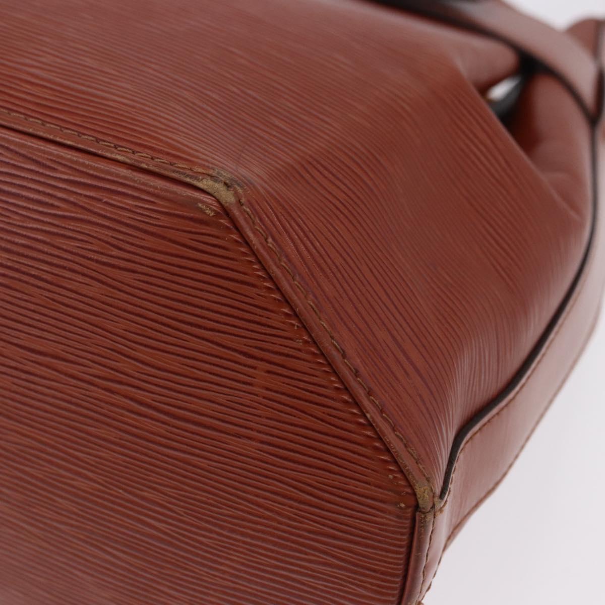 LOUIS VUITTON Epi Sac Depaule GM Shoulder Bag Brown M80193 LV Auth ka5322