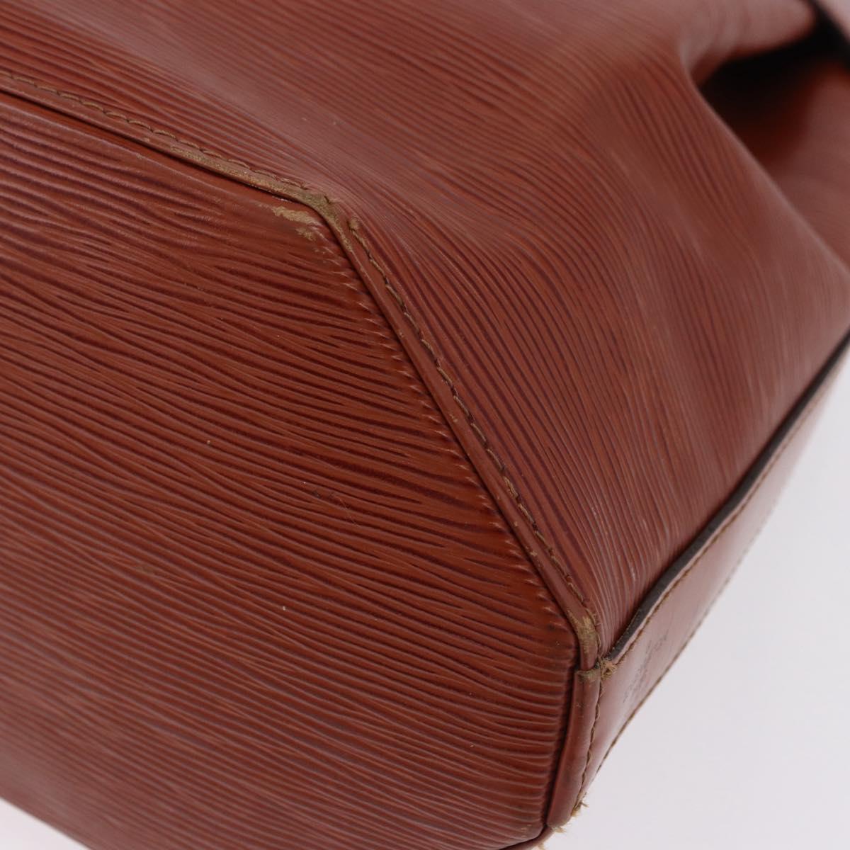 LOUIS VUITTON Epi Sac Depaule GM Shoulder Bag Brown M80193 LV Auth ka5322