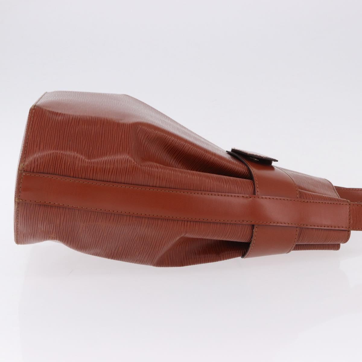 LOUIS VUITTON Epi Sac Depaule GM Shoulder Bag Brown M80193 LV Auth ka5322