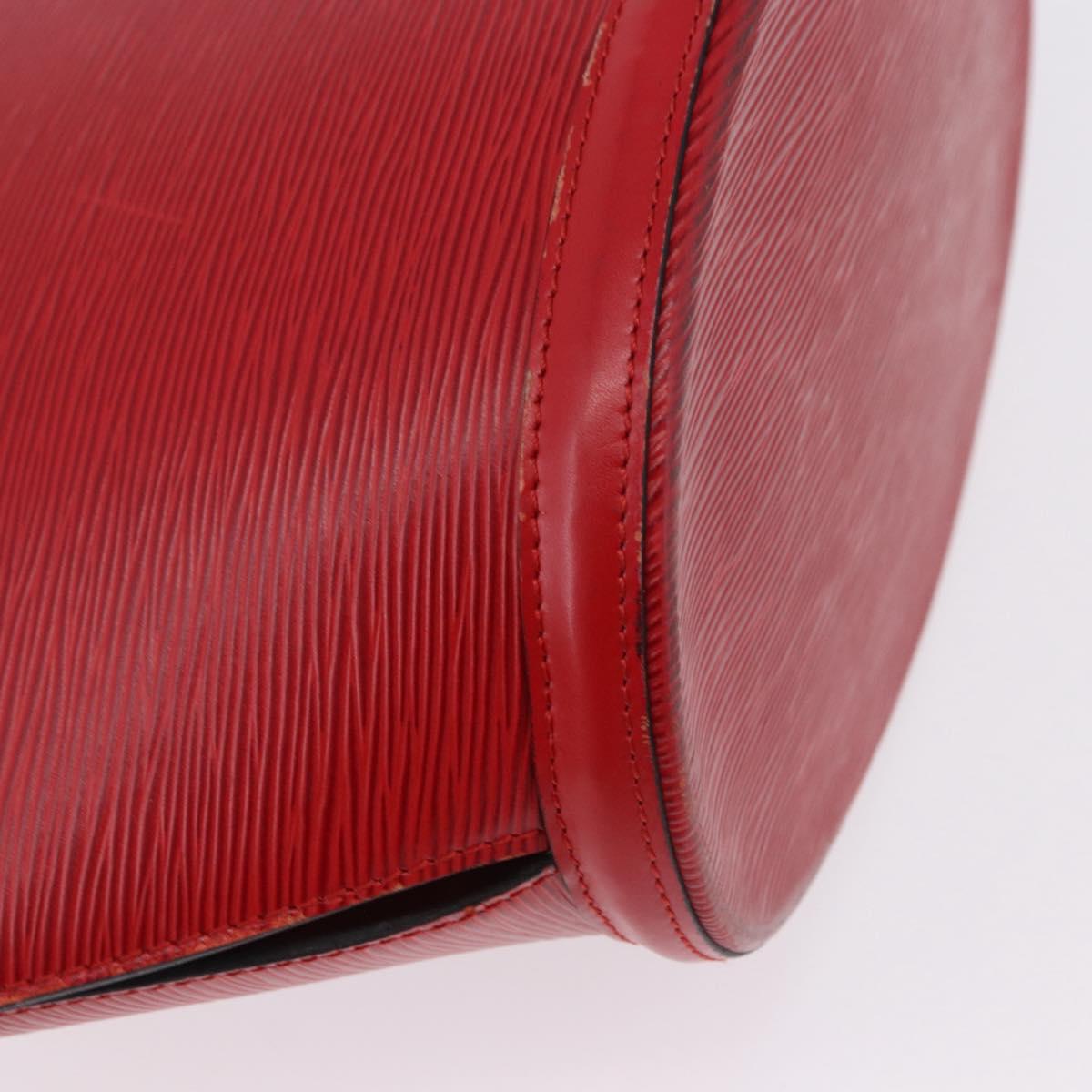 LOUIS VUITTON Epi Saint Jacques Shopping Shoulder Bag Red M52277 LV Auth ka5323