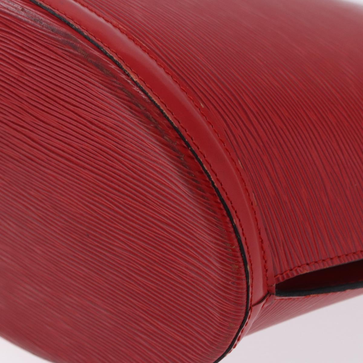 LOUIS VUITTON Epi Saint Jacques Shopping Shoulder Bag Red M52277 LV Auth ka5323