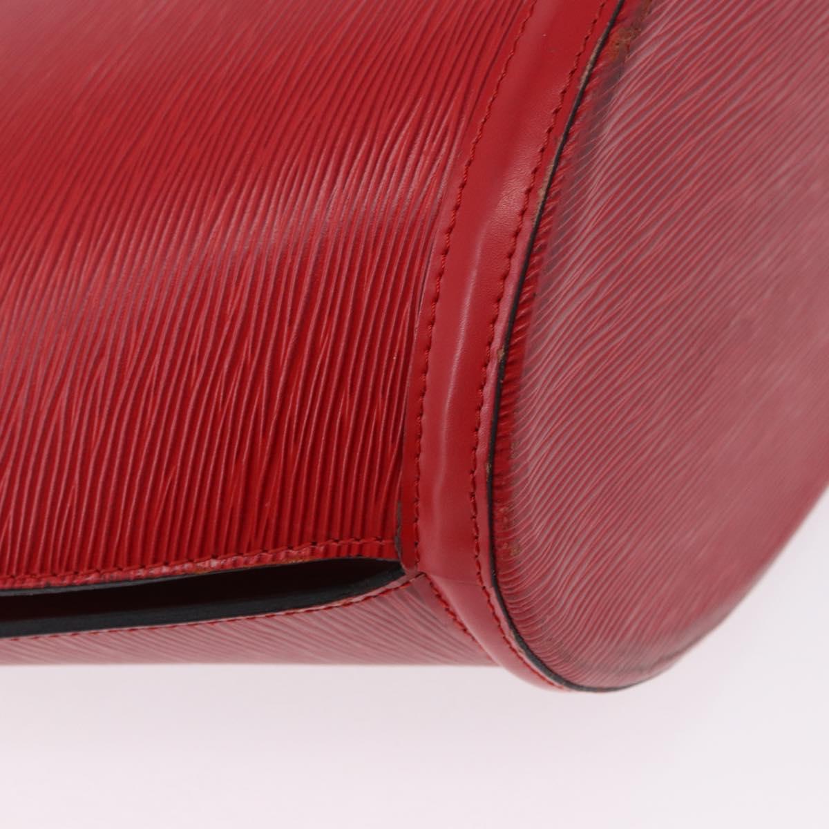 LOUIS VUITTON Epi Saint Jacques Shopping Shoulder Bag Red M52277 LV Auth ka5323