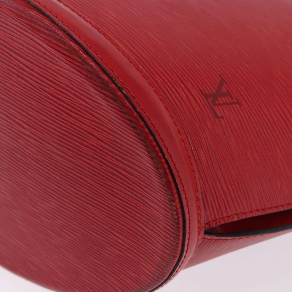 LOUIS VUITTON Epi Saint Jacques Shopping Shoulder Bag Red M52277 LV Auth ka5323