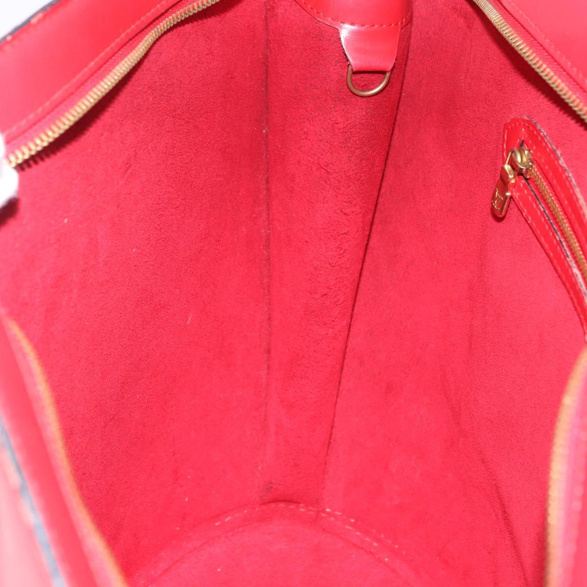 LOUIS VUITTON Epi Saint Jacques Shopping Shoulder Bag Red M52277 LV Auth ka5323