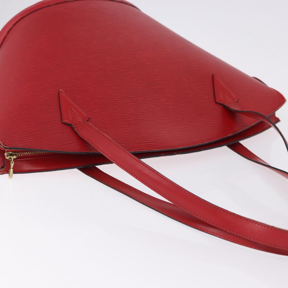 LOUIS VUITTON Epi Saint Jacques Shopping Shoulder Bag Red M52277 LV Auth ka5323