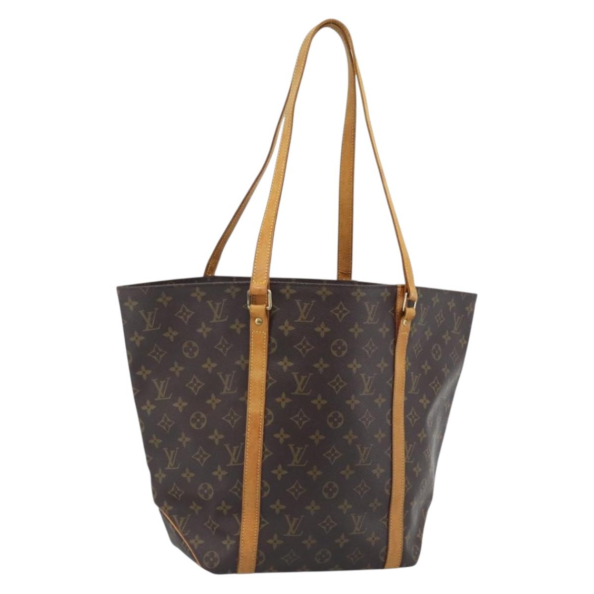 LOUIS VUITTON Monogram Sac Shopping Tote Bag M51108 LV Auth ka5327