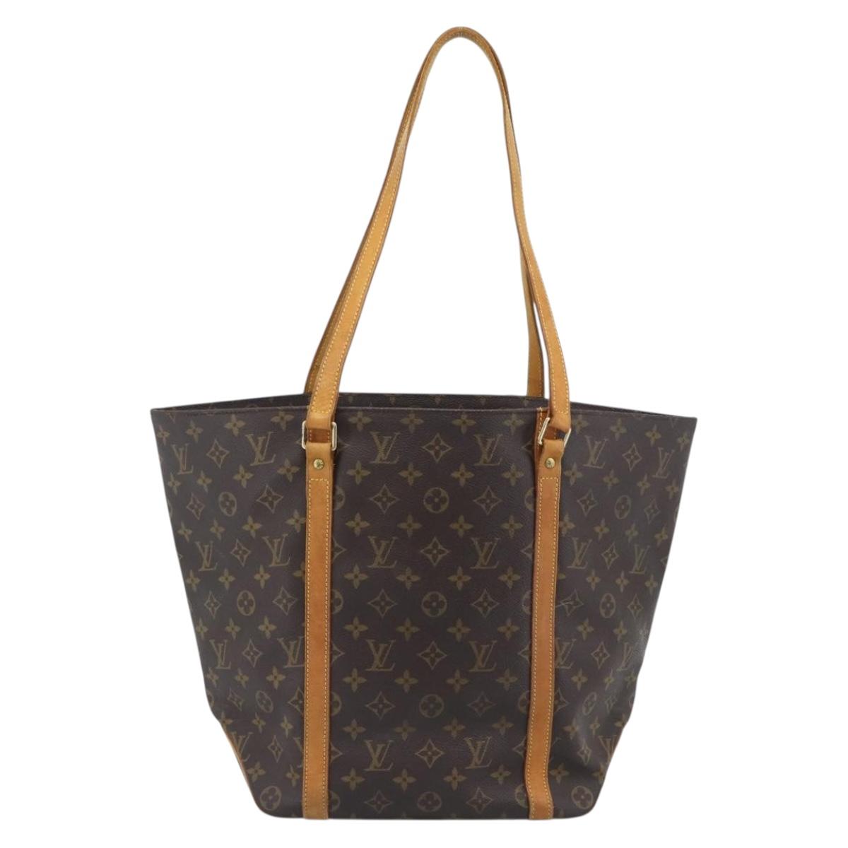 LOUIS VUITTON Monogram Sac Shopping Tote Bag M51108 LV Auth ka5327