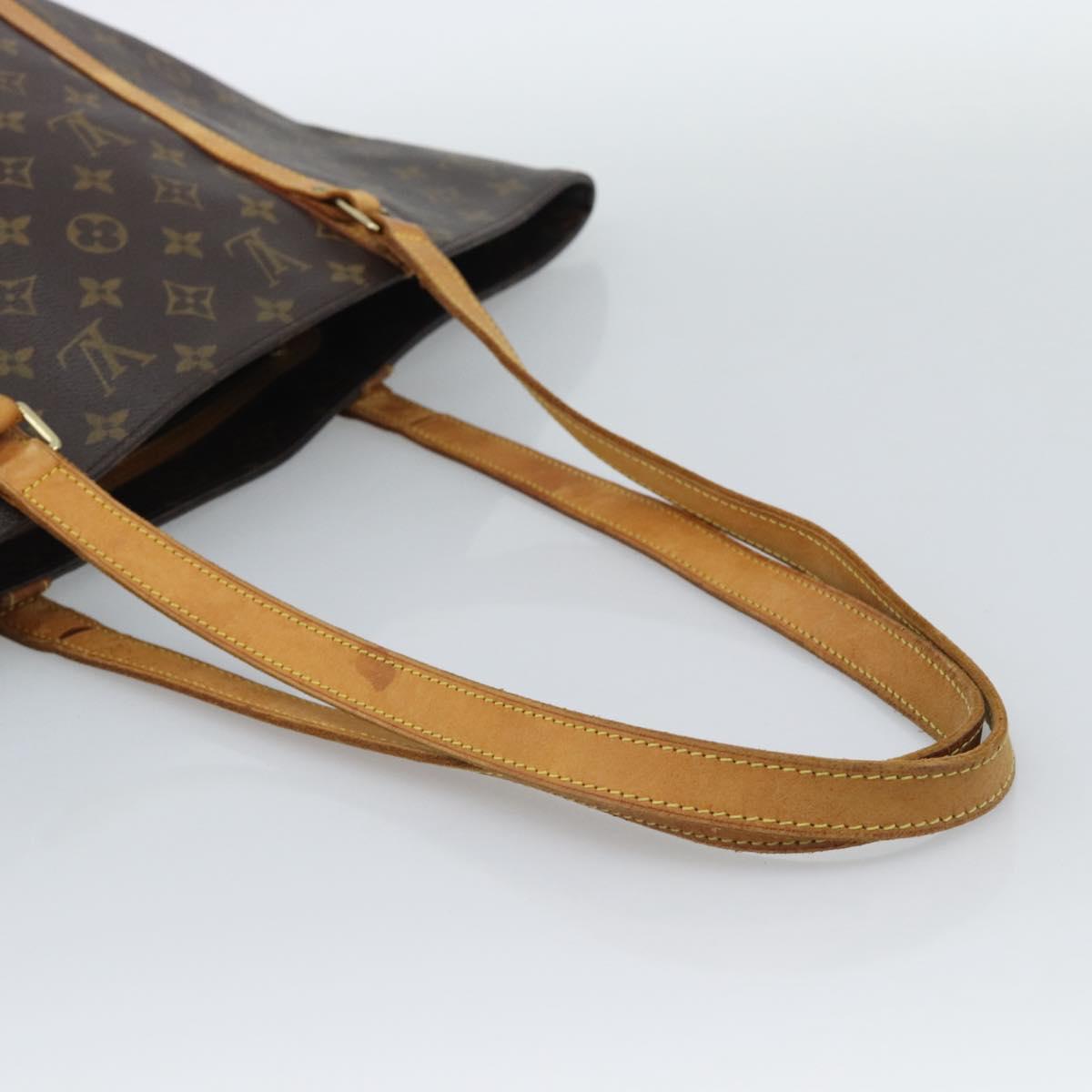 LOUIS VUITTON Monogram Sac Shopping Tote Bag M51108 LV Auth ka5327