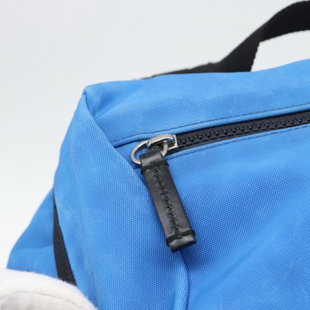 GUCCI Backpack Canvas Blue Black 429037 Auth ka5328A