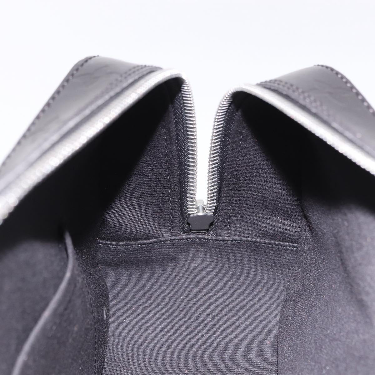 LOUIS VUITTON Monogram Mat Shelton Hand Bag Black M55172 LV Auth ka5335A