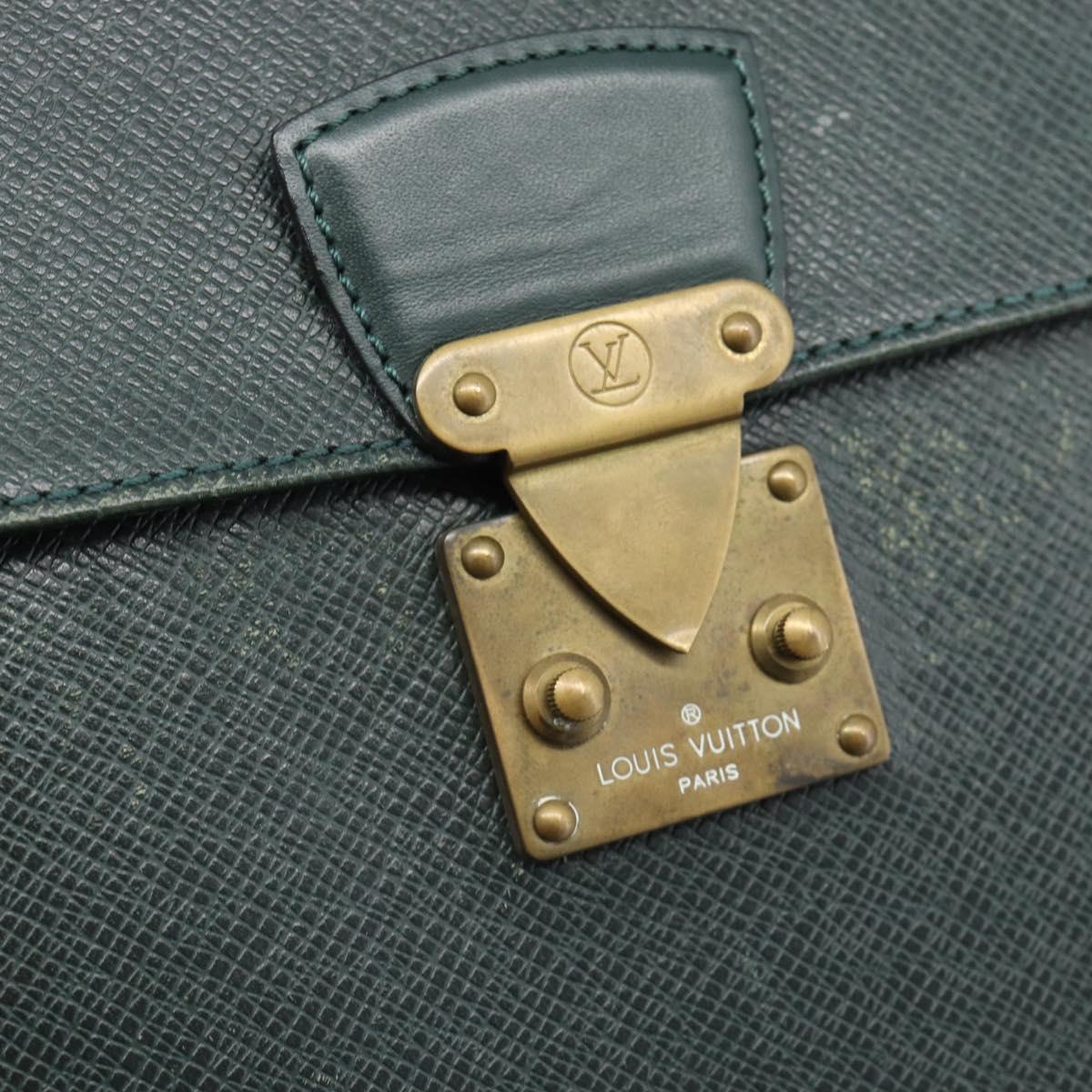 LOUIS VUITTON Taiga Pochette Kourad Clutch Bag Epicea M30194 LV Auth ka5336