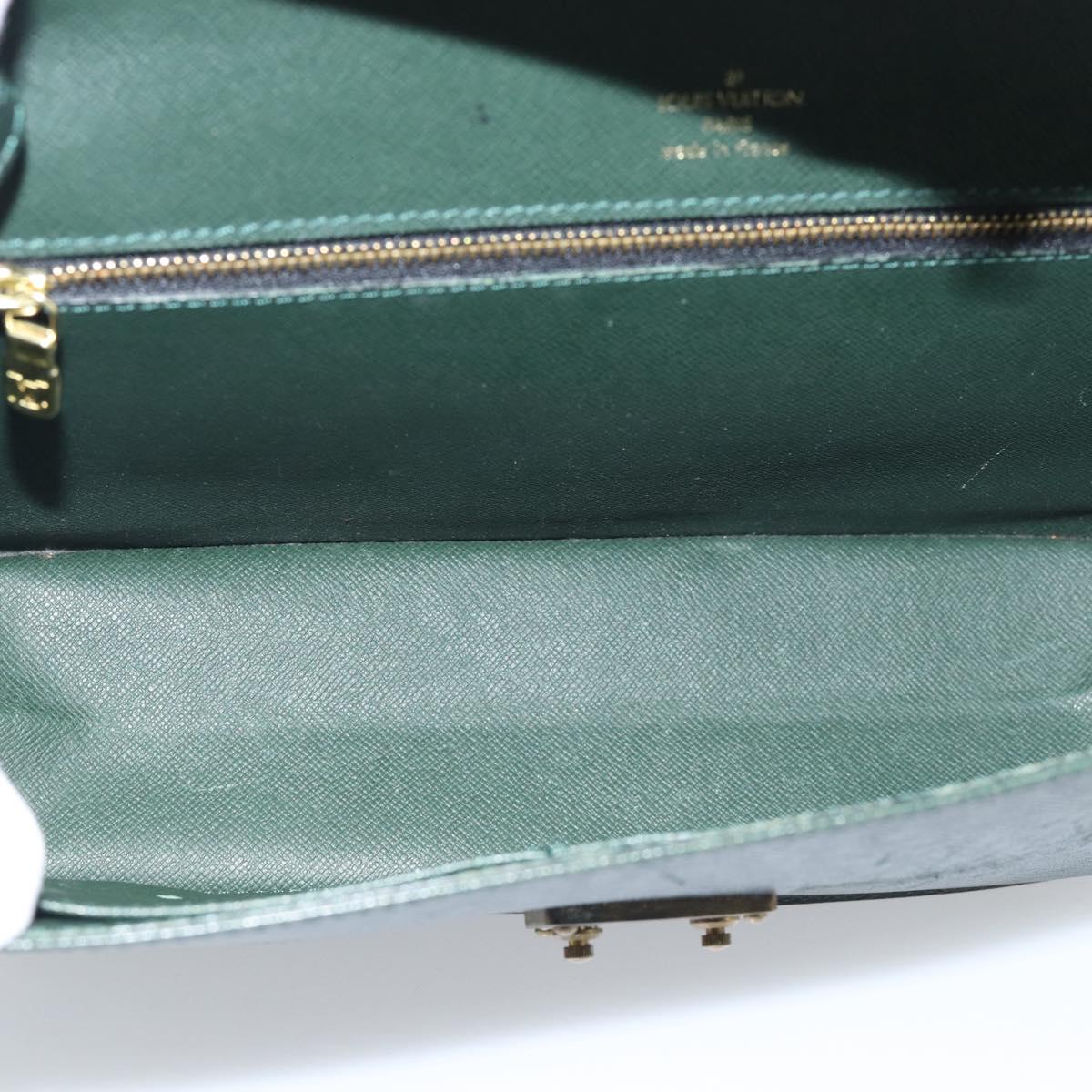 LOUIS VUITTON Taiga Pochette Kourad Clutch Bag Epicea M30194 LV Auth ka5336