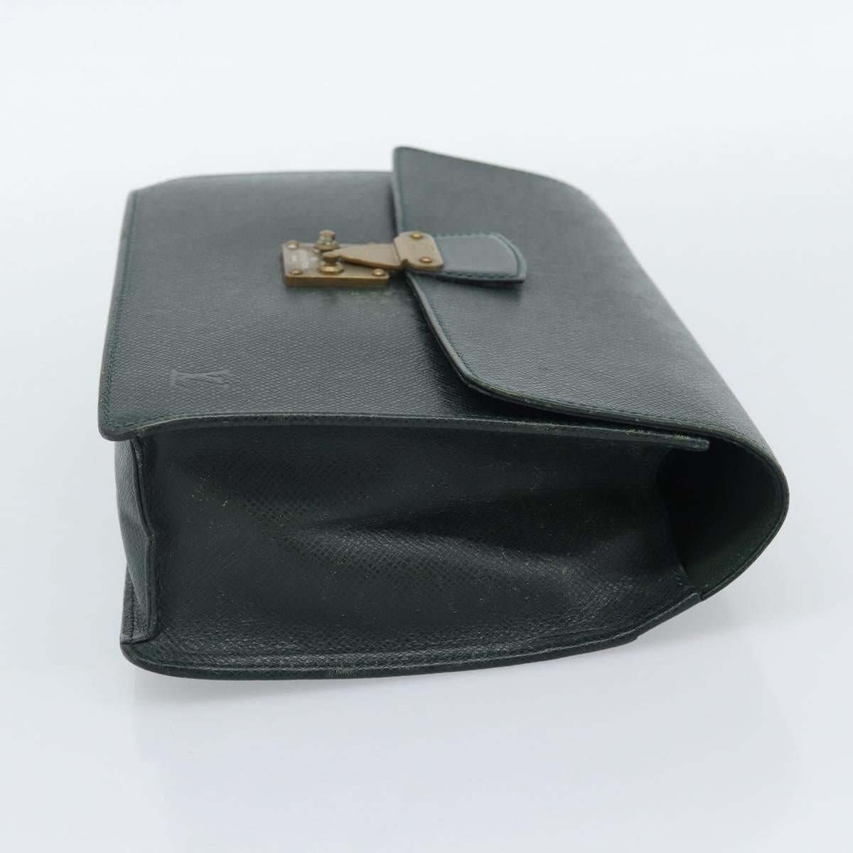 LOUIS VUITTON Taiga Pochette Kourad Clutch Bag Epicea M30194 LV Auth ka5336