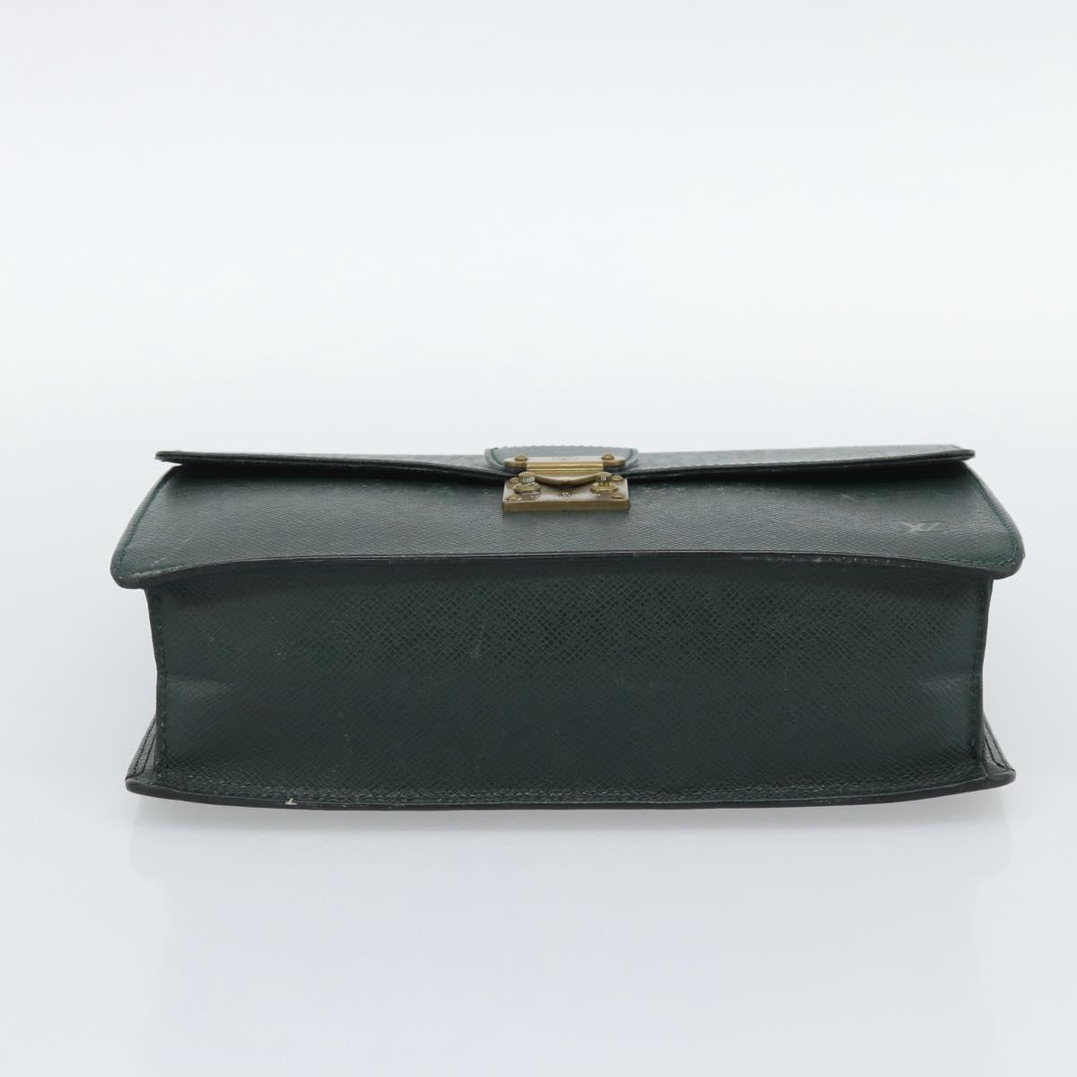 LOUIS VUITTON Taiga Pochette Kourad Clutch Bag Epicea M30194 LV Auth ka5336