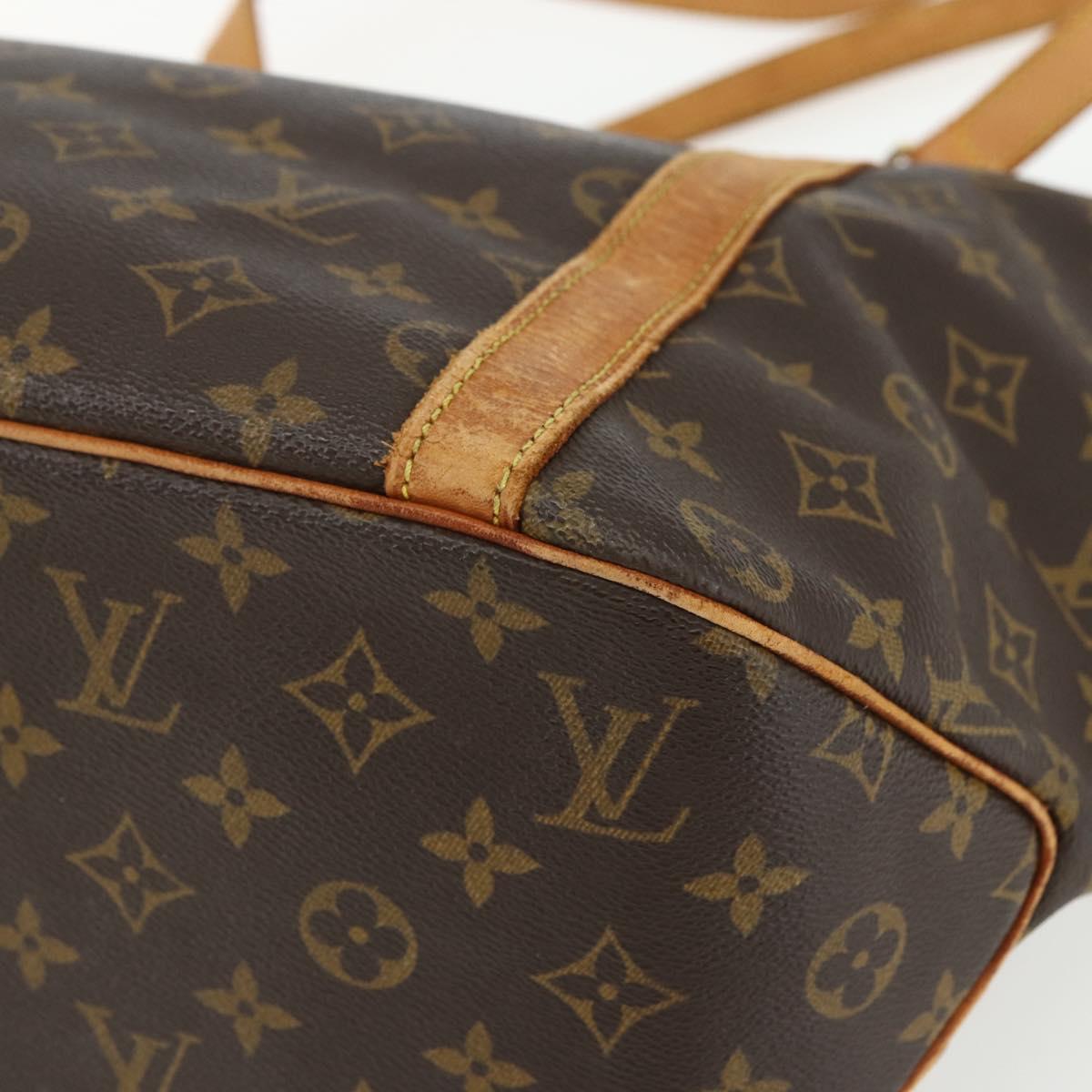 LOUIS VUITTON Monogram Sac Shopping Tote Bag M51108 LV Auth ka534