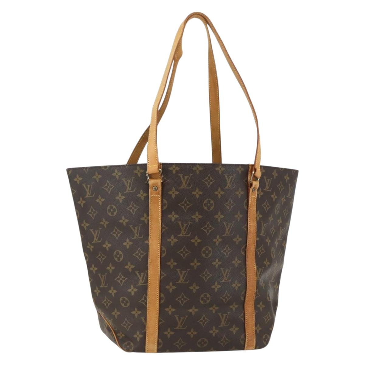 LOUIS VUITTON Monogram Sac Shopping Tote Bag M51108 LV Auth ka534