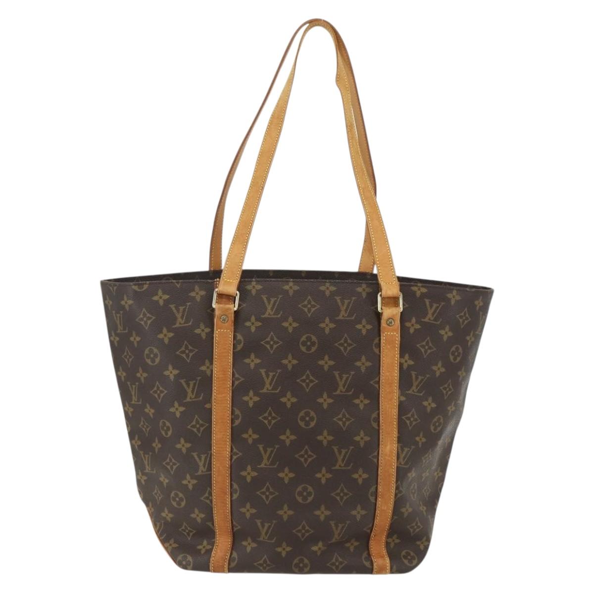 LOUIS VUITTON Monogram Sac Shopping Tote Bag M51108 LV Auth ka534