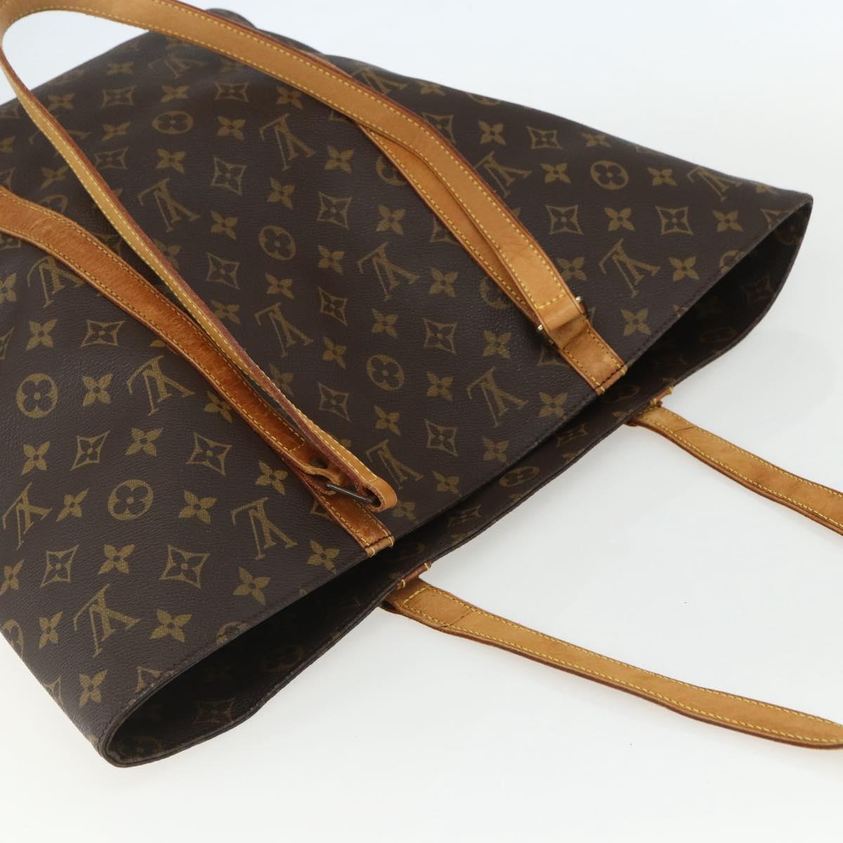 LOUIS VUITTON Monogram Sac Shopping Tote Bag M51108 LV Auth ka534