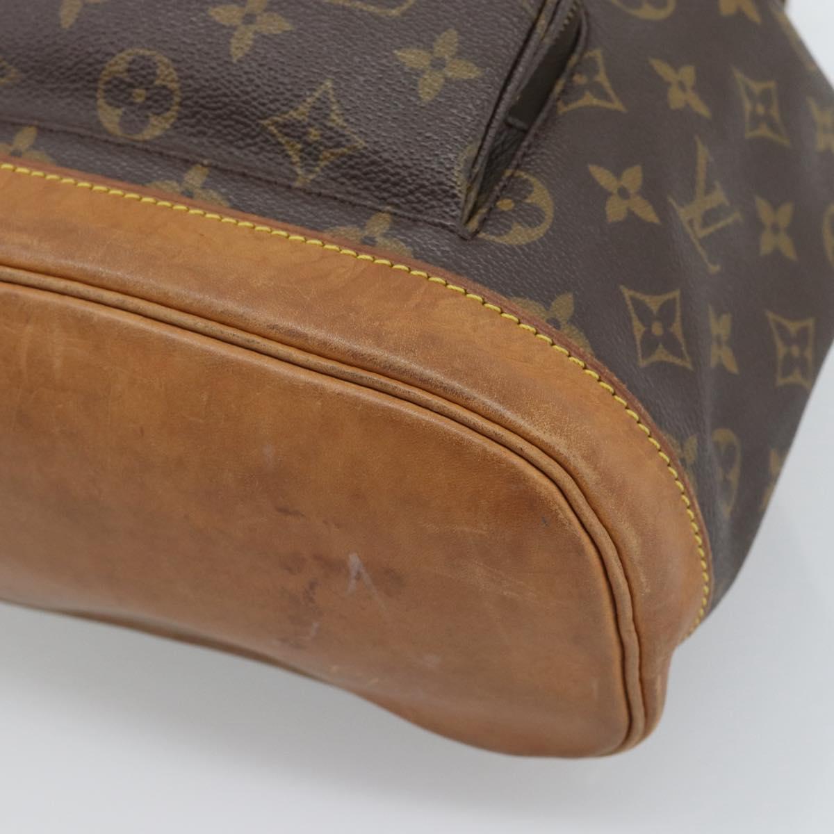 LOUIS VUITTON Monogram Montsouris MM Backpack M51136 LV Auth ka5344