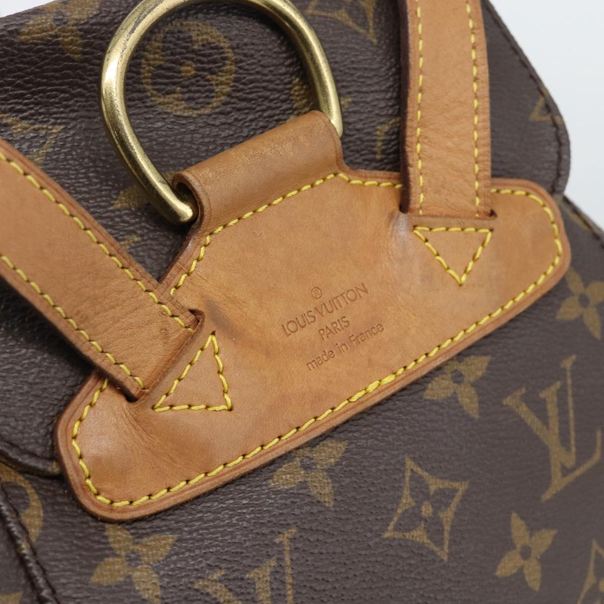 LOUIS VUITTON Monogram Montsouris MM Backpack M51136 LV Auth ka5344