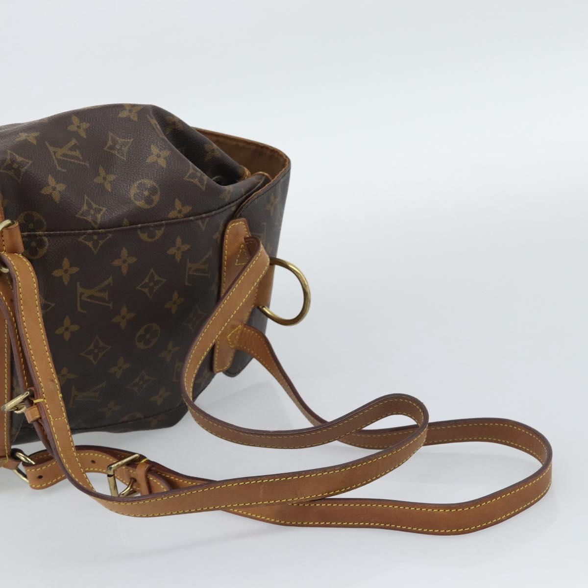 LOUIS VUITTON Monogram Montsouris MM Backpack M51136 LV Auth ka5344