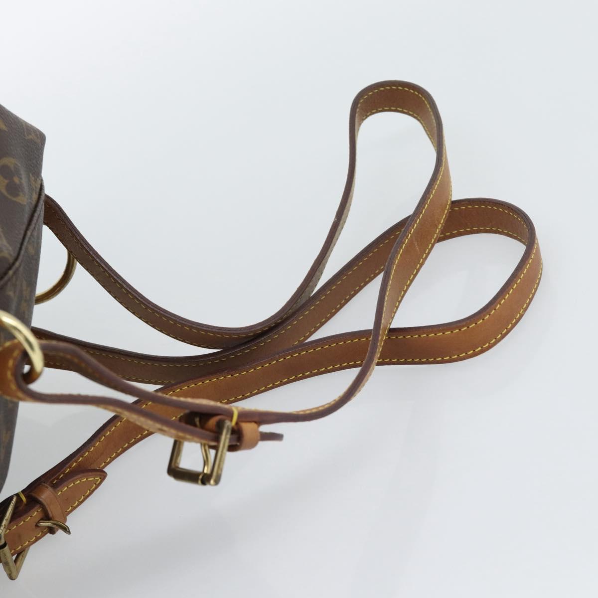 LOUIS VUITTON Monogram Montsouris MM Backpack M51136 LV Auth ka5344