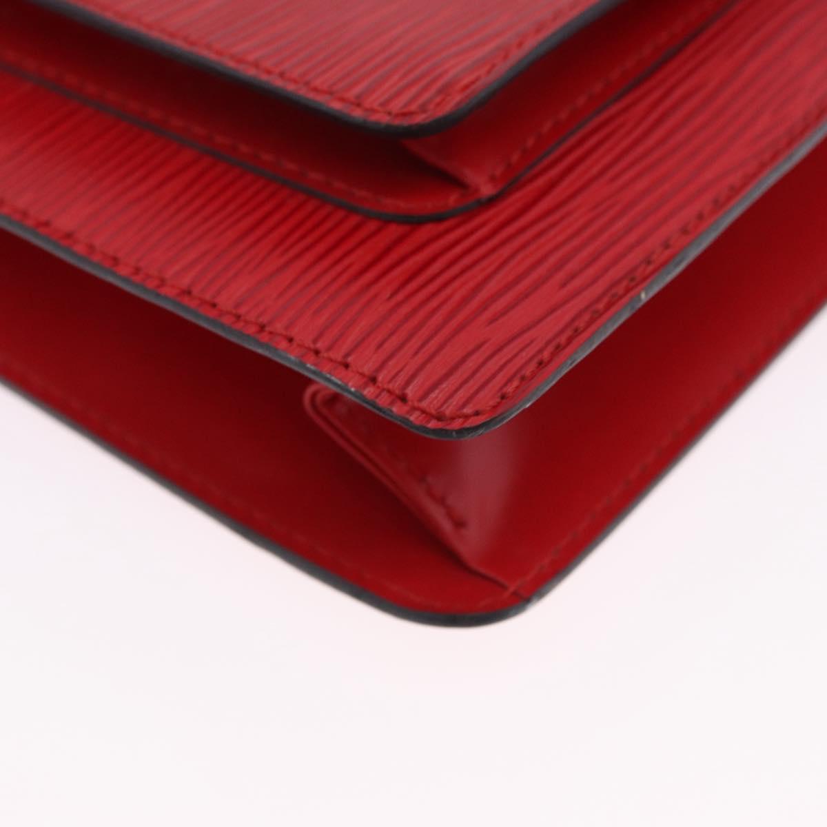 LOUIS VUITTON Epi Monceau 28 Hand Bag 2way Red M40783 LV Auth ka5346