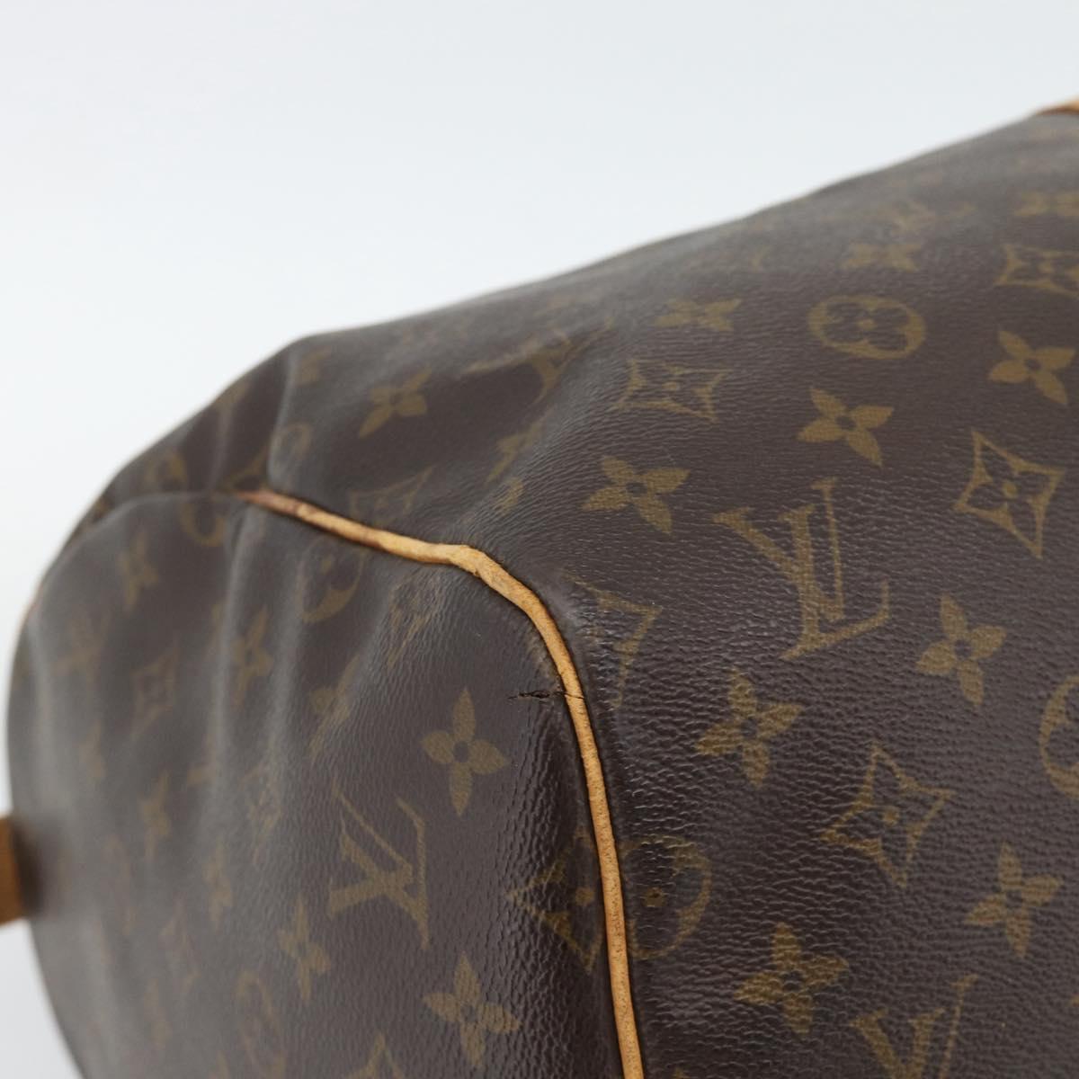 LOUIS VUITTON Monogram Keepall 55 Boston Bag M41424 LV Auth ka5353