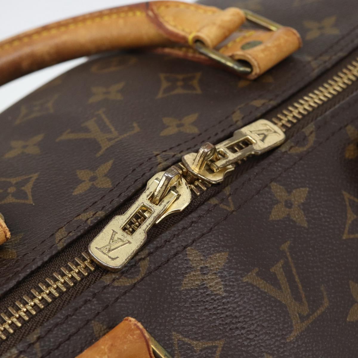 LOUIS VUITTON Monogram Keepall 55 Boston Bag M41424 LV Auth ka5353