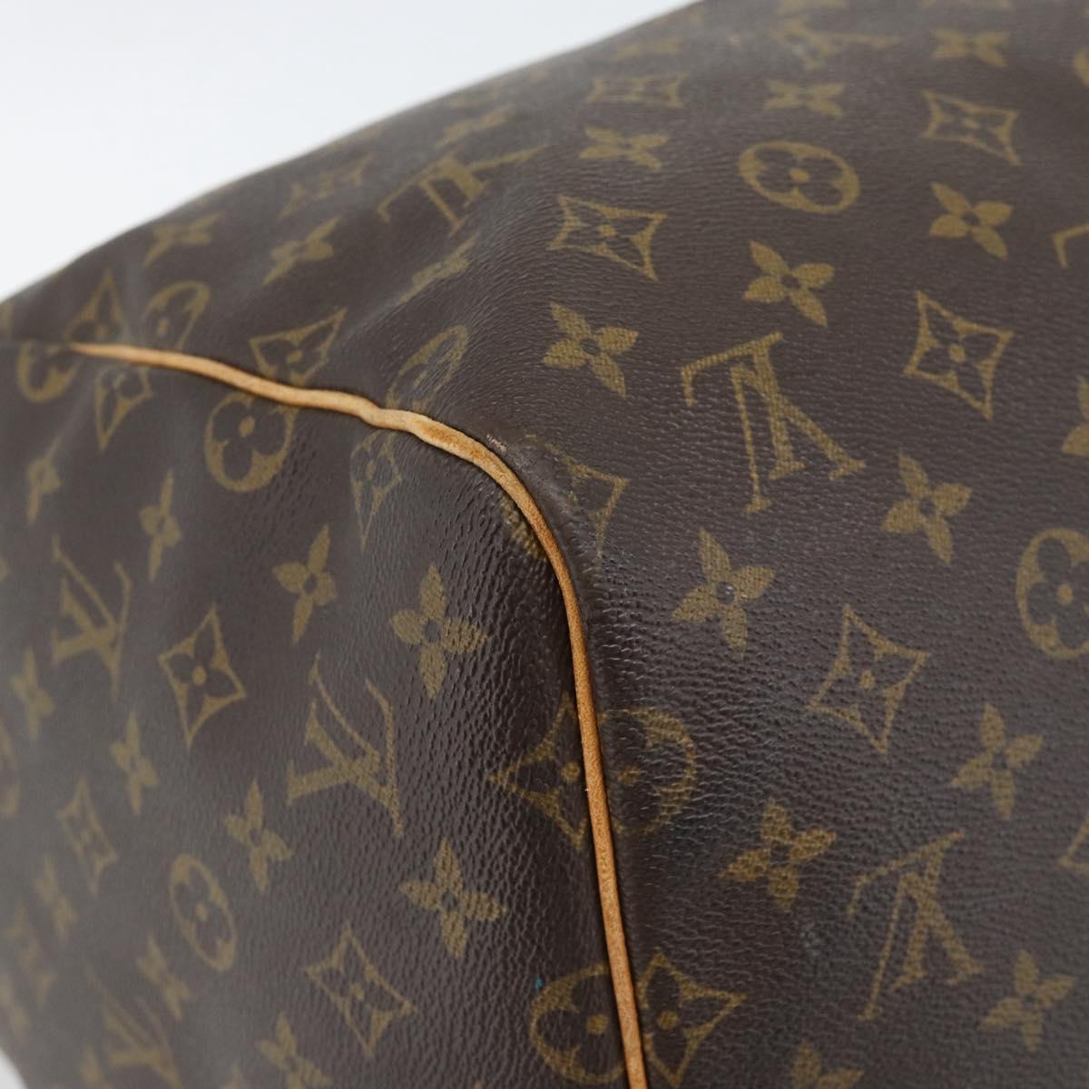 LOUIS VUITTON Monogram Keepall 55 Boston Bag M41424 LV Auth ka5354